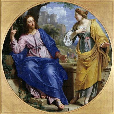 Christ and the Woman of Samaria at the Well, 1648 by Philippe de Champaigne